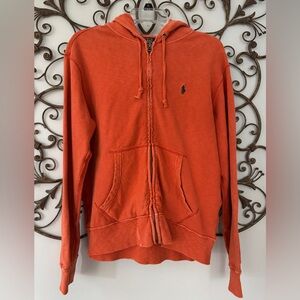 Vintage Polo Ralph Lauren hoodie sweatshirt. Full zip size Medium